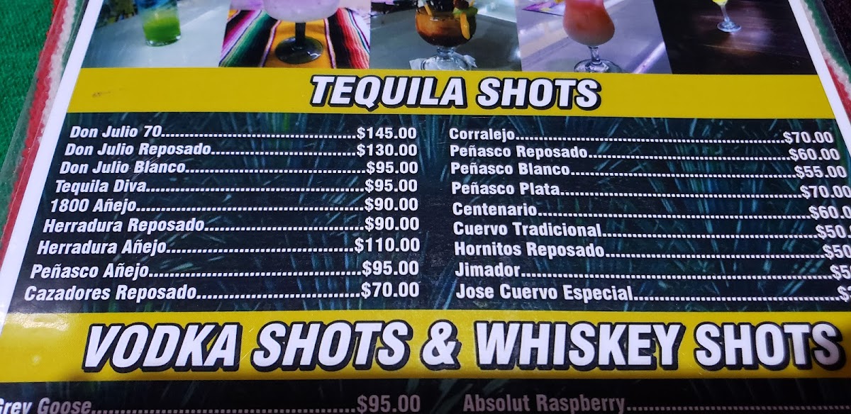 Los Magueyales Restaurant Bar Menu - Image 3